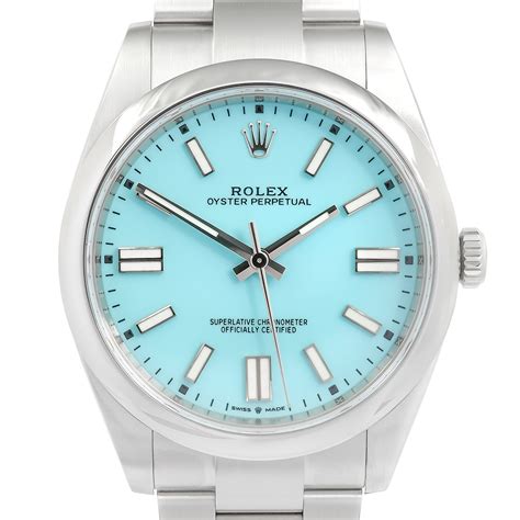 rolex oyster tiffany dial|Rolex tiffany blue day date.